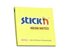 BNT Notes Stick'N NEON gul 76x76mm 100blade