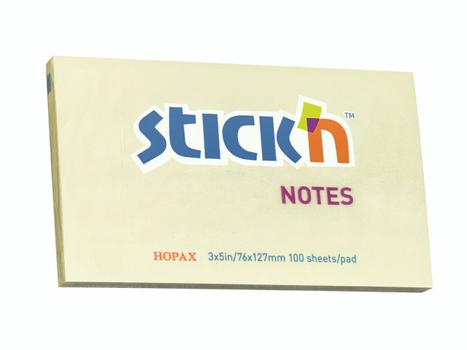BNT Notes Stick'N gul 76x127mm 100blade (523300*12)