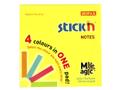 BNT Notes Stick'N Magic Neon 76x76mm 4 farver 100blade (526600*12)