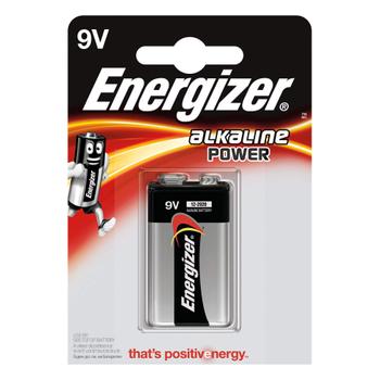 ENERGIZER Batteri 9V/6LR61 Alkaline Power 1-pack (E300804100)
