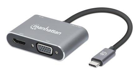 MANHATTAN Usb-C Dock/Hub, Ports (X4):  (130691)
