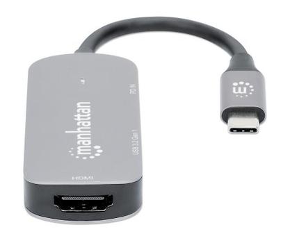 MANHATTAN Usb-C Dock/Hub, Ports (X3):  (130707)