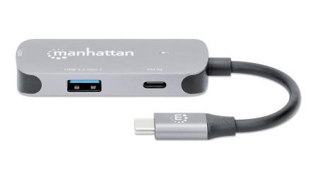 MANHATTAN Usb-C Dock/Hub, Ports (X3):  (130707)