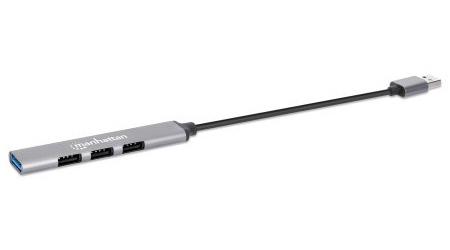 MANHATTAN Usb-A 4-Port Hub, 4X Usb-A  (168427)