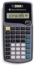 TEXAS Ti-30Xa Calculator Pocket