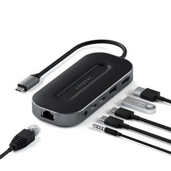 SATECHI Multiport W USB4 Dokkingstasjon (ST-U4MGEM)