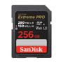 SANDISK Extreme PRO 256GB V60 UHS-II 280/150MBs