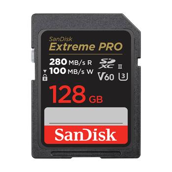SANDISK Extreme PRO 128GB V60 UHS-II 280/ 100MBs (SDSDXEP-128G-GN4IN)