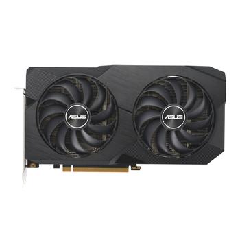 ASUS S Dual Radeon RX 6650 XT V2 - OC Edition - graphics card - Radeon RX 6650 XT - 8 GB GDDR6 - PCIe 4.0 - HDMI, 3 x DisplayPort - black (90YV0HS2-M0NA00)