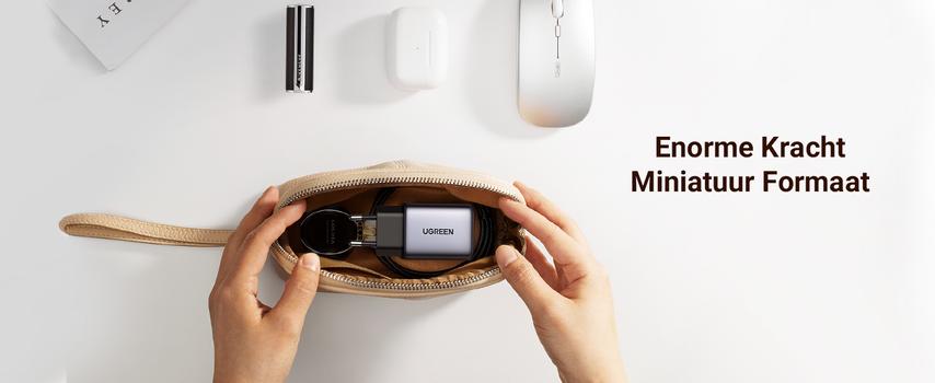 UGREEN Nexode 45W Dual USB-C PD Charger (25W+20W) (90573)