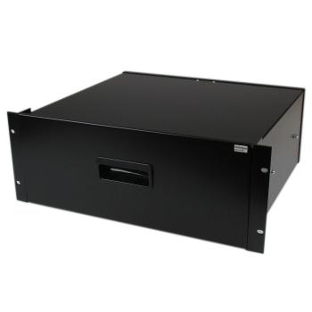 STARTECH 4U Black Steel Storage Drawer for 19 in. Racks and Cabinets (4UDRAWER)