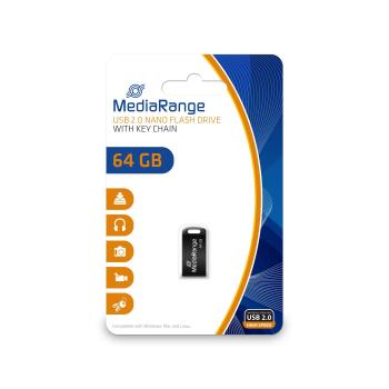 MediaRange USB-Stick 64GB USB 2.0 Nano F-FEEDS (MR923)