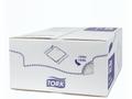 TORK Middagsservietter,  Tork, Linstyle 1/4-fold, 1 lag, hvid 390mmx390mm,  55g/m2, pakke a 50 stk FSC Mix Credit (478711*12)