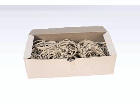 Roliba Gummibånd 5x220 mm hvid 500 g (444070)
