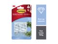 Command Kroge med gennemsigtige strips Command mellemstore 17091CLR