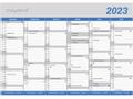 Mayland Kontorkalender A5 Klassisk 21x15cm 2023 0580 00