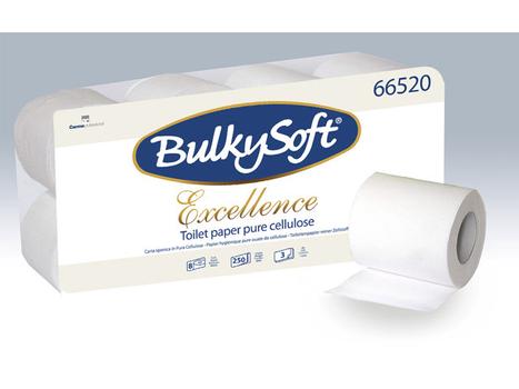 Øvrige Toiletpapir Bulky Soft Excellence 3-lags hvid 29m 72rl/kar 250ark (1274512)