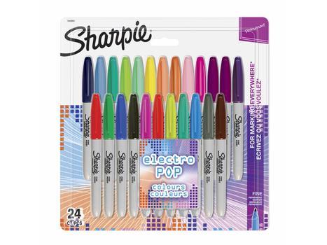 SHARPIE Fine Electro Pop Ass.Blister-24 (1940862*6)
