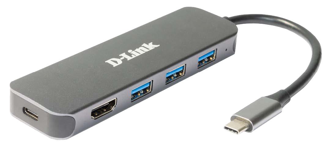 D-LINK 5-in-1 USB-C Hub with HDMI/Power Delivery