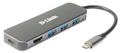 D-LINK 5-in-1 USB-C Hub with HDMI/ Power Delivery