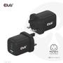 CLUB 3D Travel Charger 65W GAN technology 1xType-C 2xType-C PD 3.0 support (CAC-1913EU)