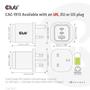 CLUB 3D Travel Charger 65W GAN technology 1xType-C 2xType-C PD 3.0 support (CAC-1913EU)