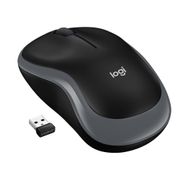 LOGITECH h M185 - Mouse - optical - wireless - 2.4 GHz - USB wireless receiver - grey