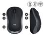 LOGITECH WIRELESS MOUSE M185 SWIFT GREY USB CORDLESS IN (910-002238)