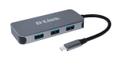 D-LINK 6-in-1 USB-C Hub with HDMI/ Gigbait Ethernet/ Power Delivery