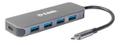 D-LINK k DUB-2340 - Hub - 4 x SuperSpeed USB 3.0 + 1 x USB-C (power delivery) - desktop (DUB-2340)