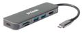 D-LINK 6-in-1 USB-C Hub with HDMI/Card Reader/ Power Delivery (DUB-2327)