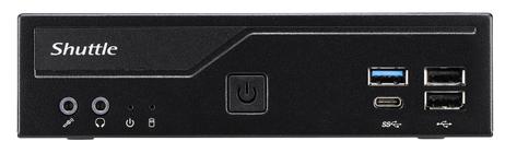 SHUTTLE XPC slim DH610S - Slim-PC - ingen CPU - 0 GB - uten HDD (DH610S)