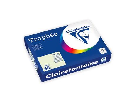 CLAIREFONTAINE Kopipapir TROPHEE A4 80g lysgrønn (500) (1974PC)