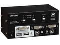 MCAB KVM, 2 PORTS, DVI, K/B-MOUSE