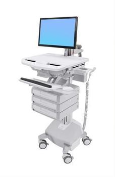 ERGOTRON STYLEVIEW CART WITH LCD ARM LIFE POWERED 3 DRAWERS SAU-EU CRTS (SV44-1232-2)