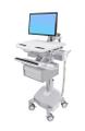 STYLEVIEW CART+LCD ARM LIFE POWERD TALL DOUBLE DRAWER EU SAU CRTS