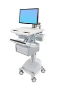 Ergotron StyleView Cart with LCD Arm, SLA Powered, 1 Tall Drawer vogn - åpen arkitektur - for LCD-skjerm / tastatur / mus / CPU / bærbar / strekkodeskanner - TAA-samsvar