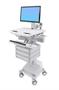 ERGOTRON STYLEVIEW CART WITH LCD PIVOT SLA POWERED 3 DRAWERS EU CRTS