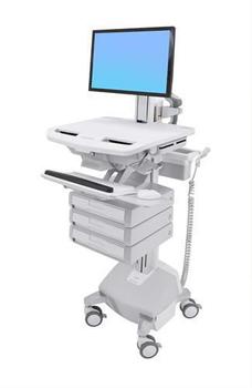 ERGOTRON STYLEVIEW CART+LCD PIVOT LIFE POWERED 3 DRAWERS EU SAU-EU CRTS (SV44-1332-2)