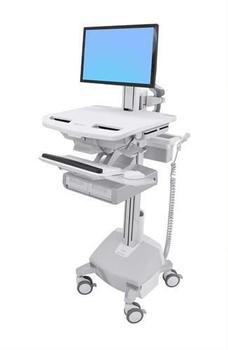ERGOTRON STYLEVIEW CART WITH LCD PIVOT SLA POWERED DOUBLE DRAWER EU CRTS (SV44-13A2-2)