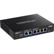 TRENDnet 6-porters ikke-styrt 10GbE switch 2x 10GbE RJ45, 4x 2.5GbE RJ45