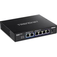 TRENDnet 6-porters ikke-styrt 10GbE switch 2x 10GbE RJ45, 4x 2.5GbE RJ45