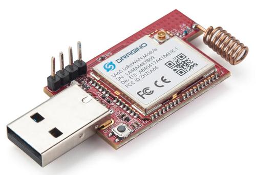DRAGINO · LoRa · LA66 USB-Adapter mit Gehäuse & SMA· LA66-EU868 (LA66 USB Adapter V2-EU868)