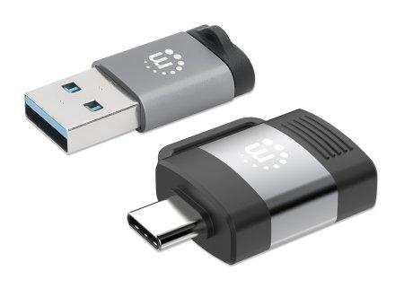MANHATTAN 2-Piece Set: Usb-C To Usb-A  (356329)