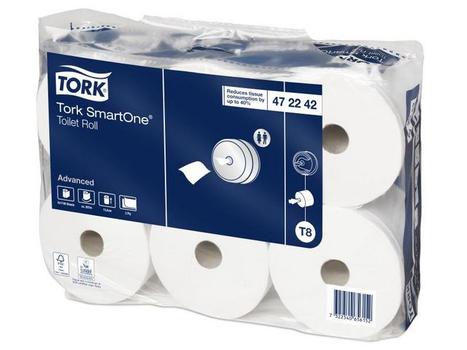 TORK SmartOne WC-paperi 2-krs, 1150ark/ rll,  6rll/sk (472242)