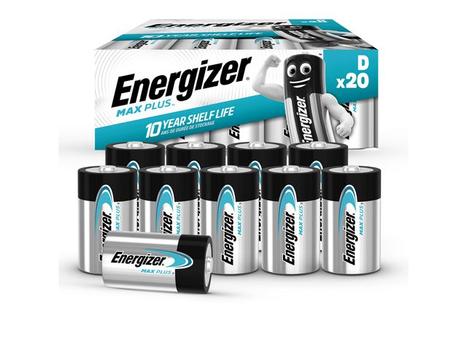 ENERGIZER Batteri ENERGIZER Max Plus D (20) (423365)