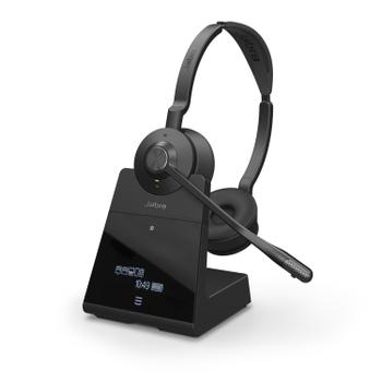 JABRA a Engage 75 Stereo - Headset - on-ear - DECT / Bluetooth - wireless - NFC - Certified for Skype for Business (9559-583-117)