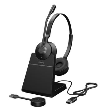 JABRA a Engage 55 Stereo - Headset - on-ear - DECT - wireless - Optimised for UC (9559-415-111)