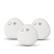 HOUSEGARD Pebble Røykvarsler (hvit) Optisk, trådløs røykvarsler,  85 dB, 3pk