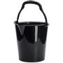 PLAST1 Spand med hank 10 ltr. Sort